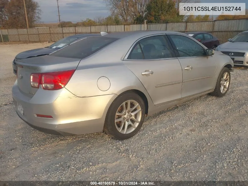 2014 Chevrolet Malibu 1Lt VIN: 1G11C5SL4EU152744 Lot: 40750579