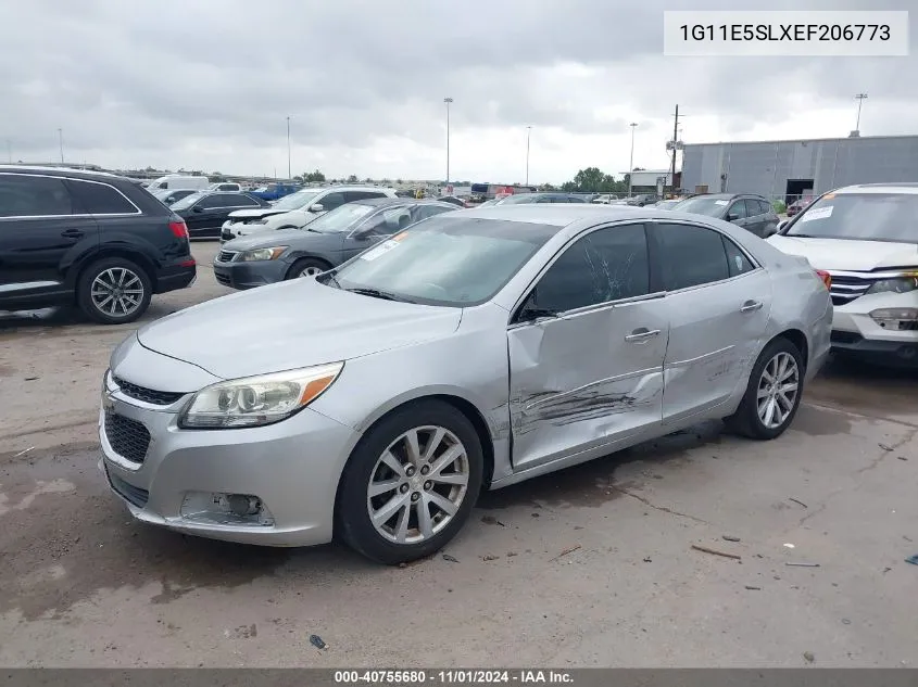 2014 Chevrolet Malibu 2Lt VIN: 1G11E5SLXEF206773 Lot: 40755680