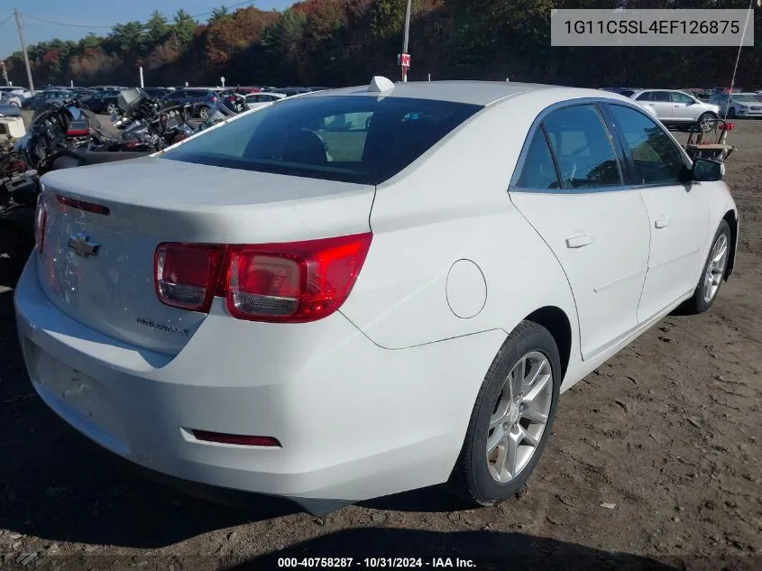 2014 Chevrolet Malibu 1Lt VIN: 1G11C5SL4EF126875 Lot: 40758287