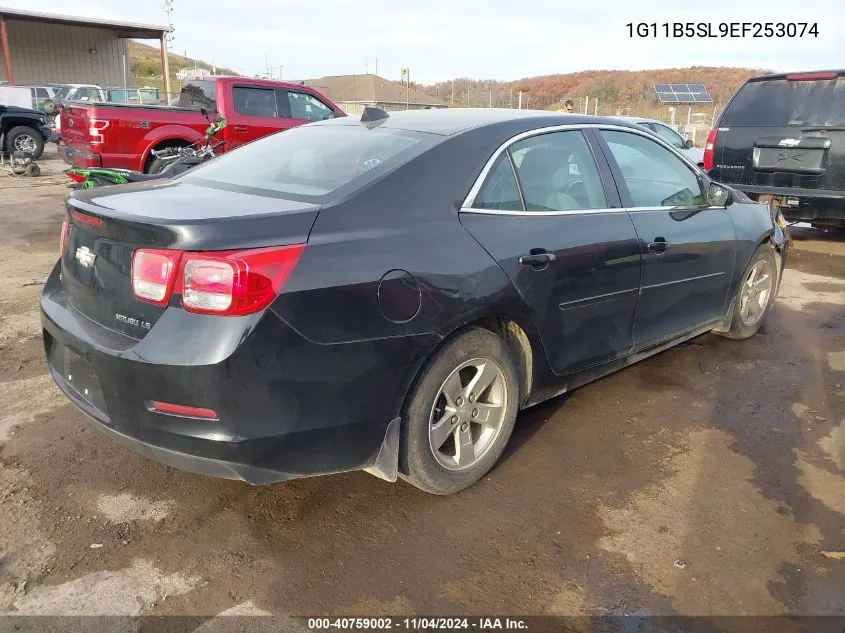 1G11B5SL9EF253074 2014 Chevrolet Malibu 1Ls