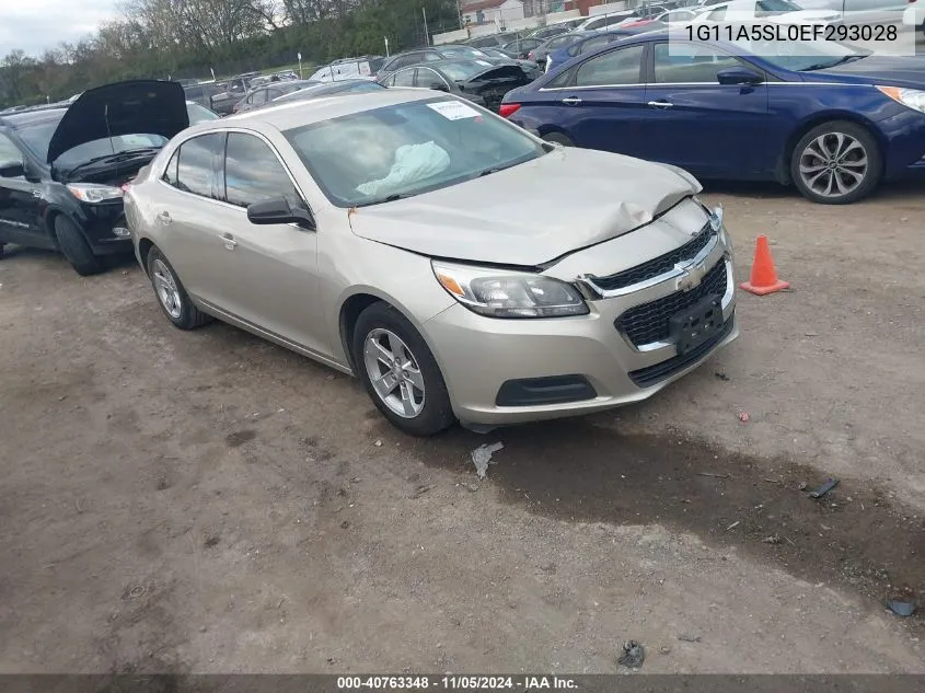 2014 Chevrolet Malibu Ls VIN: 1G11A5SL0EF293028 Lot: 40763348