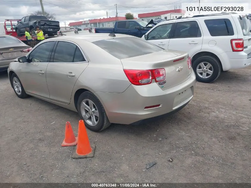 2014 Chevrolet Malibu Ls VIN: 1G11A5SL0EF293028 Lot: 40763348