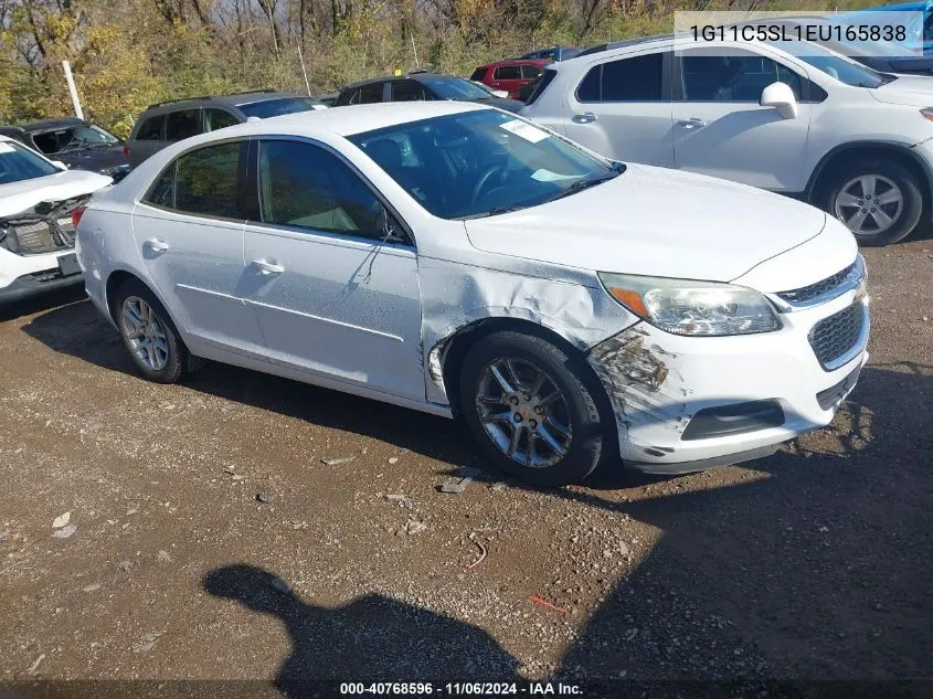 2014 Chevrolet Malibu 1Lt VIN: 1G11C5SL1EU165838 Lot: 40768596