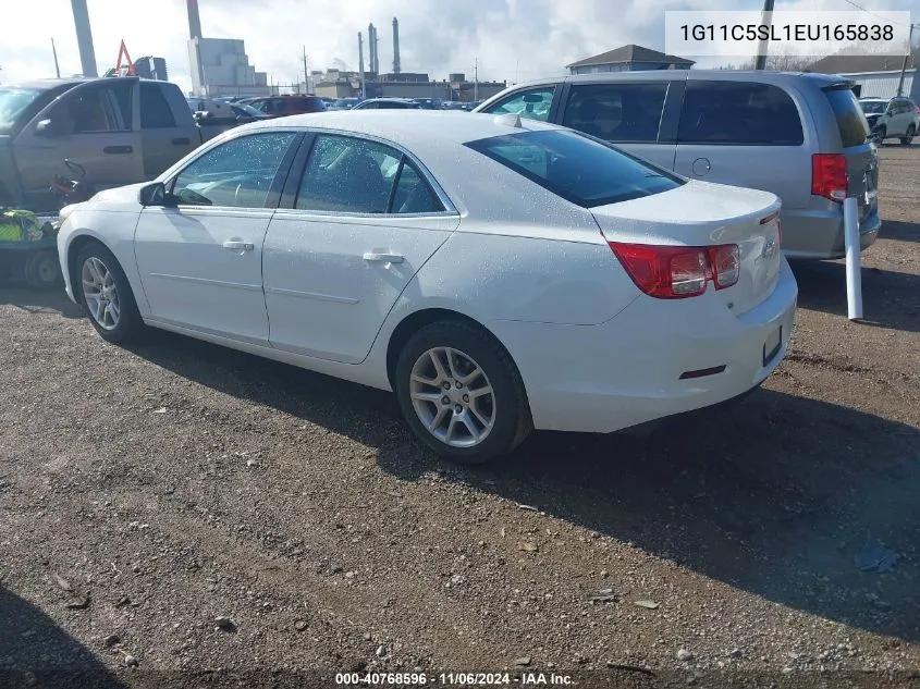 2014 Chevrolet Malibu 1Lt VIN: 1G11C5SL1EU165838 Lot: 40768596