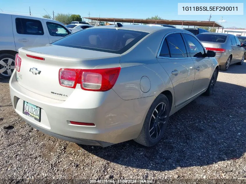 2014 Chevrolet Malibu 1Ls VIN: 1G11B5SL5EF290011 Lot: 40775144