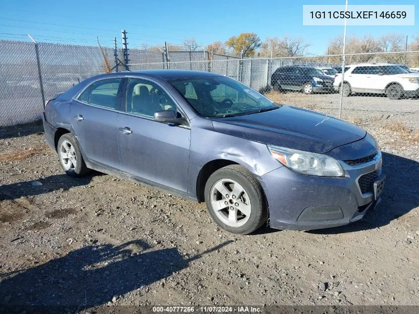 2014 Chevrolet Malibu 1Lt VIN: 1G11C5SLXEF146659 Lot: 40777266