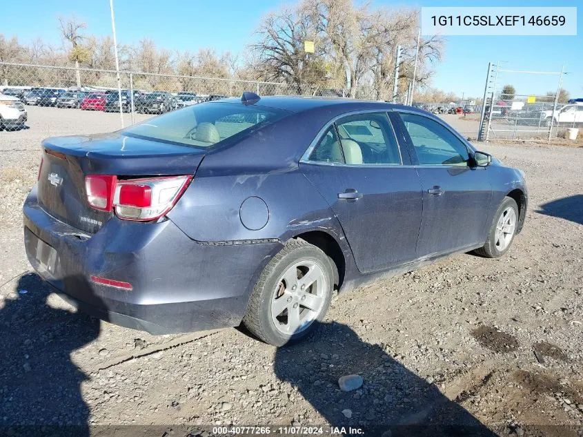 2014 Chevrolet Malibu 1Lt VIN: 1G11C5SLXEF146659 Lot: 40777266