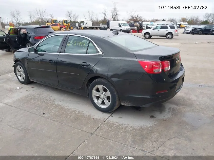 2014 Chevrolet Malibu 1Ls VIN: 1G11B5SL7EF142782 Lot: 40787999