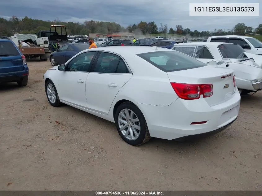 2014 Chevrolet Malibu 2Lt VIN: 1G11E5SL3EU135573 Lot: 40794530