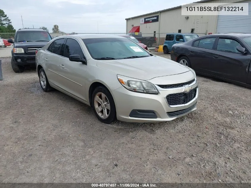 2014 Chevrolet Malibu 1Ls VIN: 1G11B5SL8EF132214 Lot: 40797457