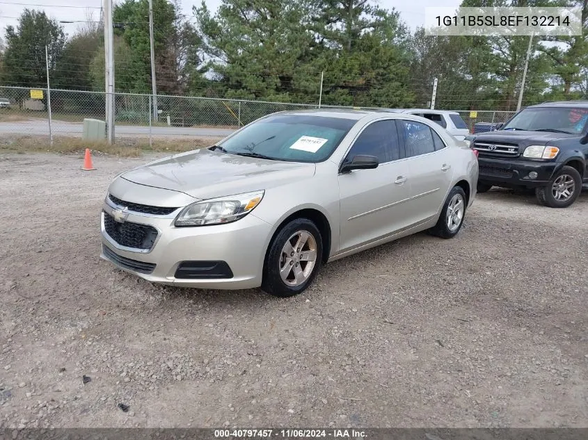 2014 Chevrolet Malibu 1Ls VIN: 1G11B5SL8EF132214 Lot: 40797457