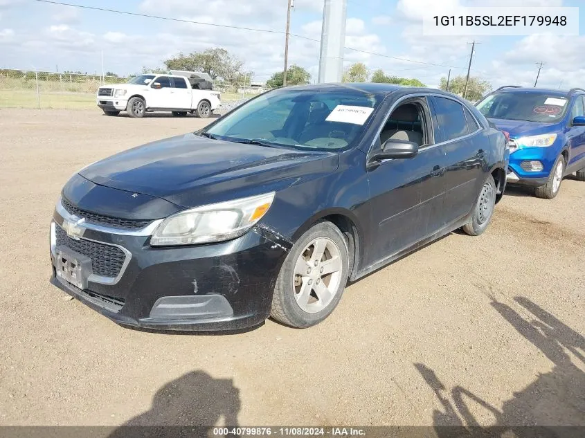 1G11B5SL2EF179948 2014 Chevrolet Malibu 1Ls