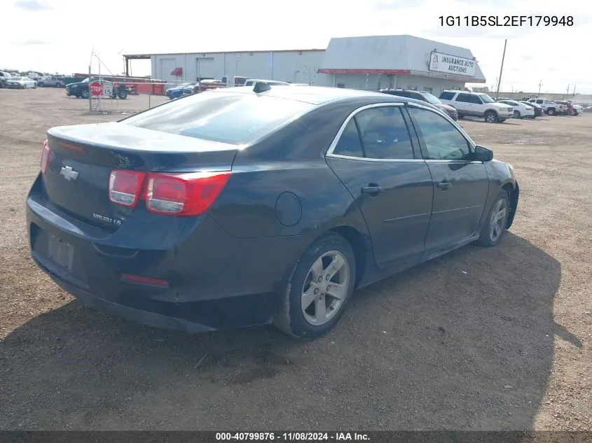 1G11B5SL2EF179948 2014 Chevrolet Malibu 1Ls