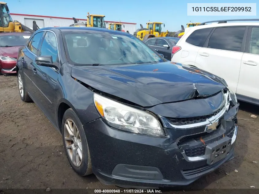 2014 Chevrolet Malibu 1Lt VIN: 1G11C5SL6EF209952 Lot: 40800948