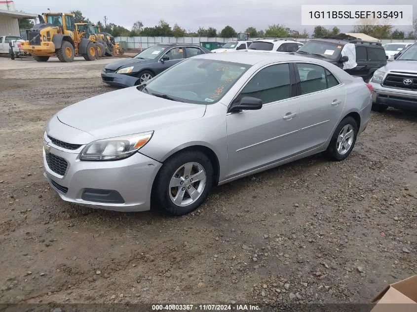 2014 Chevrolet Malibu 1Ls VIN: 1G11B5SL5EF135491 Lot: 40803367