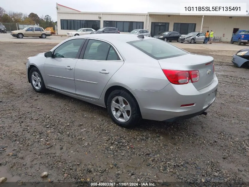 2014 Chevrolet Malibu 1Ls VIN: 1G11B5SL5EF135491 Lot: 40803367