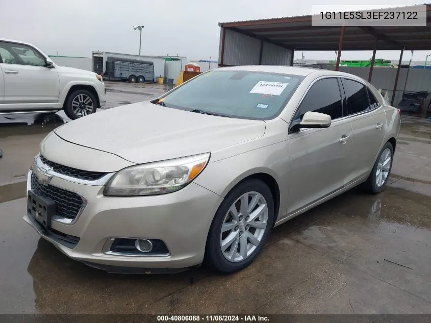 2014 Chevrolet Malibu 2Lt VIN: 1G11E5SL3EF237122 Lot: 40806088