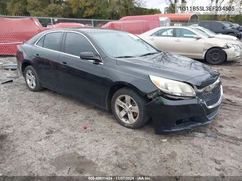 2014 Chevrolet Malibu 1Ls VIN: 1G11B5SL3EF234505 Lot: 40811424