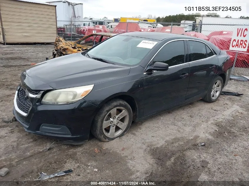 2014 Chevrolet Malibu 1Ls VIN: 1G11B5SL3EF234505 Lot: 40811424