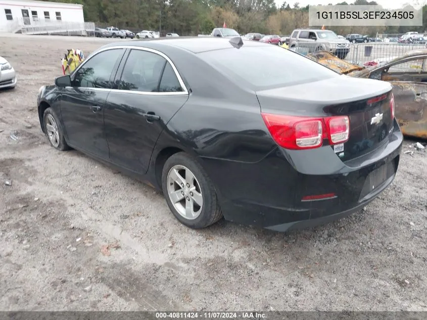 2014 Chevrolet Malibu 1Ls VIN: 1G11B5SL3EF234505 Lot: 40811424