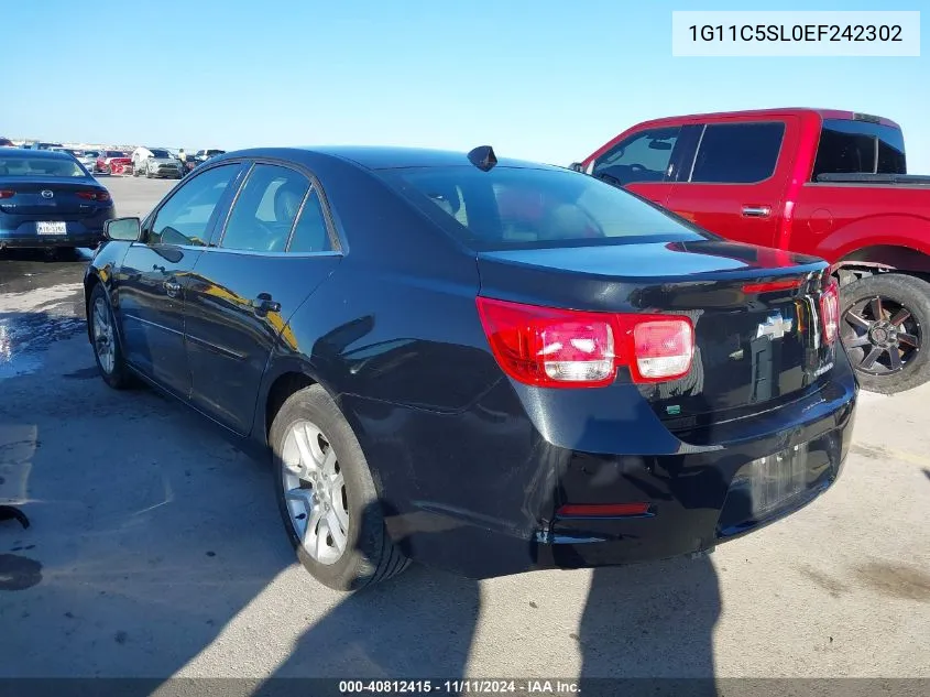 2014 Chevrolet Malibu 1Lt VIN: 1G11C5SL0EF242302 Lot: 40812415