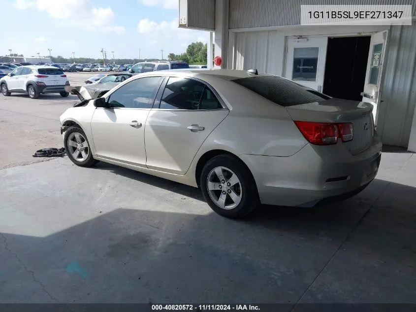 2014 Chevrolet Malibu 1Ls VIN: 1G11B5SL9EF271347 Lot: 40820572