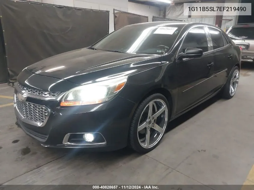 2014 Chevrolet Malibu 1Ls VIN: 1G11B5SL7EF219490 Lot: 40828657