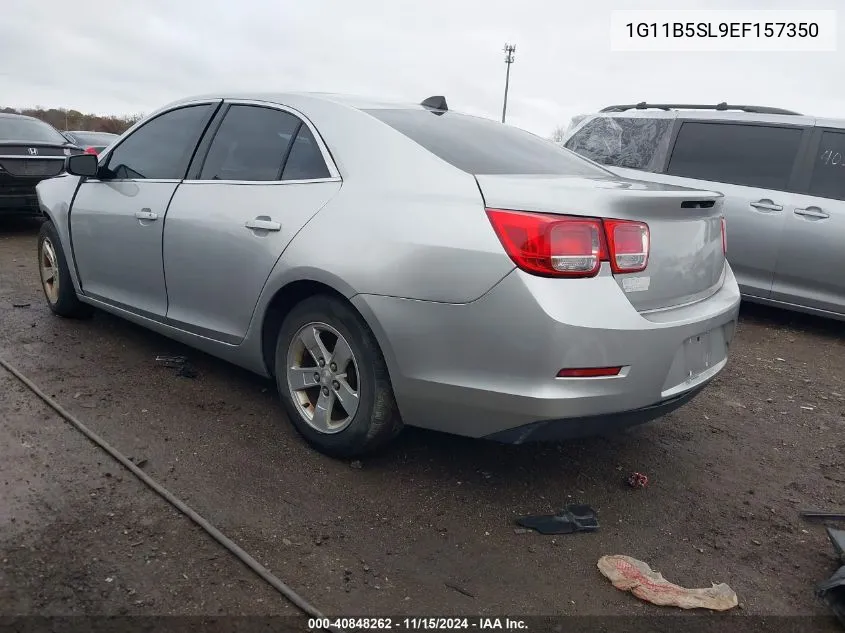 2014 Chevrolet Malibu 1Ls VIN: 1G11B5SL9EF157350 Lot: 40848262