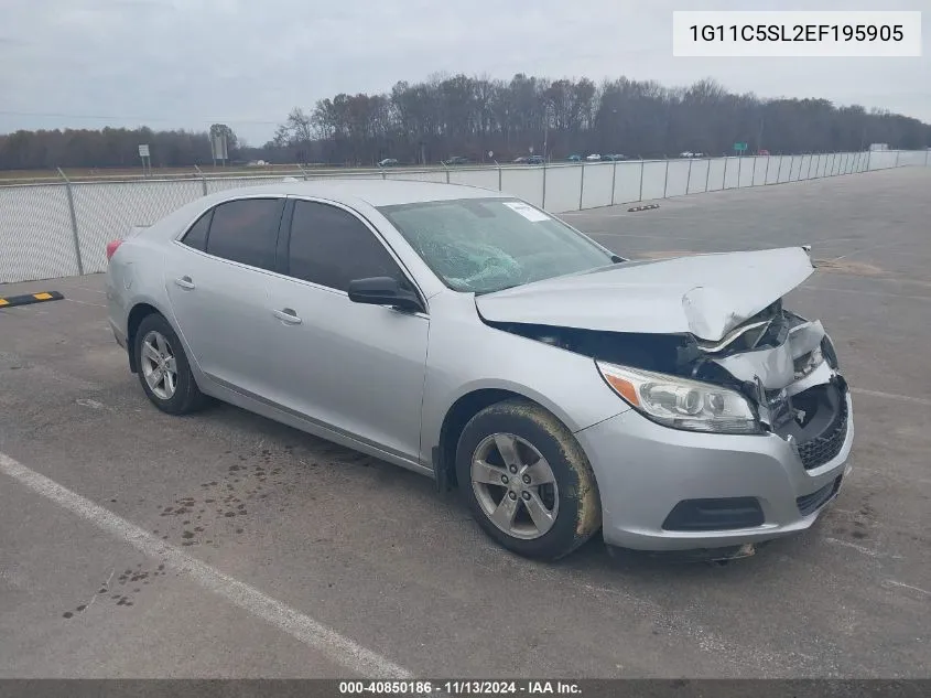 1G11C5SL2EF195905 2014 Chevrolet Malibu 1Lt