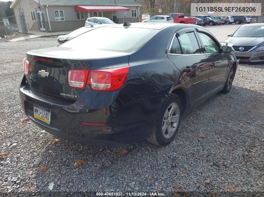 2014 Chevrolet Malibu 1Ls VIN: 1G11B5SL9EF268206 Lot: 40851937