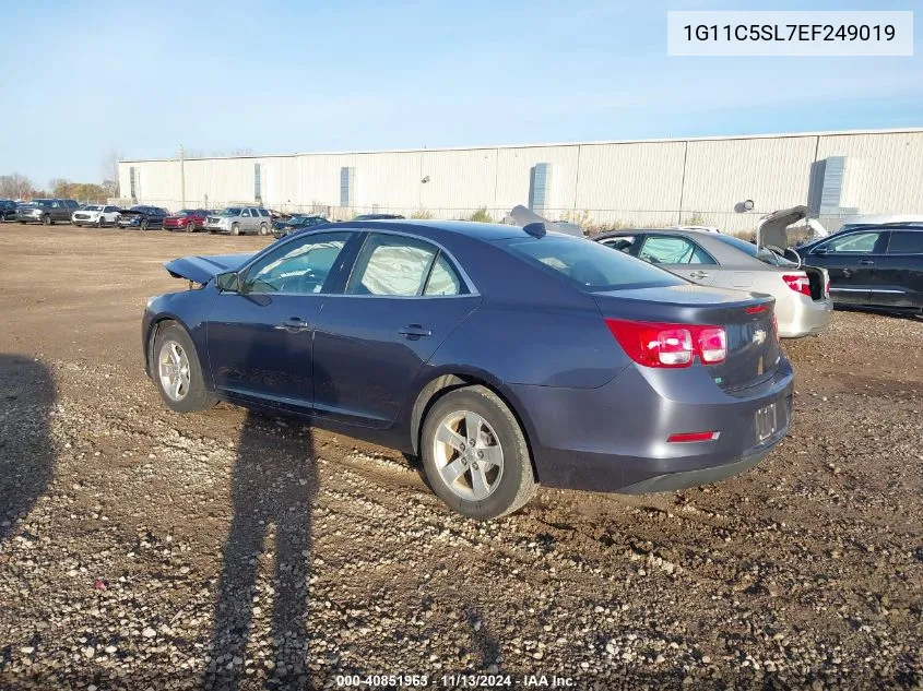 1G11C5SL7EF249019 2014 Chevrolet Malibu 1Lt