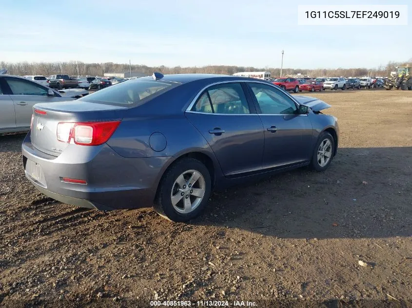 1G11C5SL7EF249019 2014 Chevrolet Malibu 1Lt