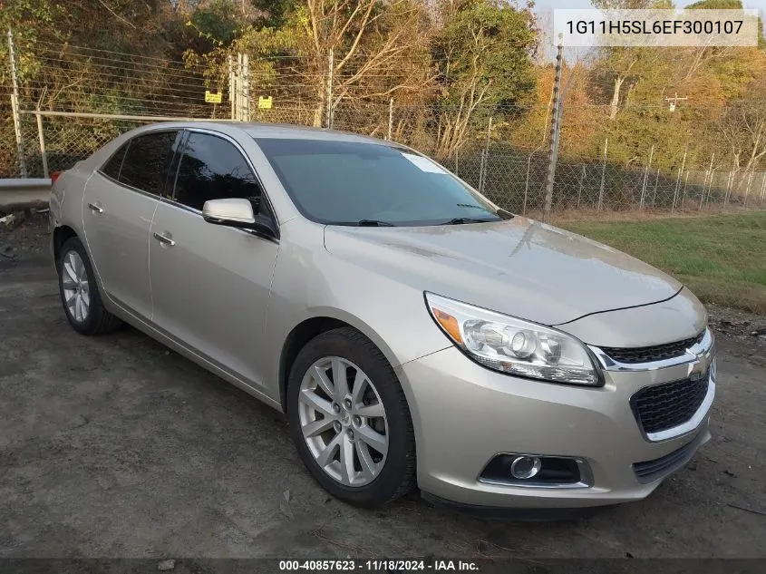 2014 Chevrolet Malibu 1Lz VIN: 1G11H5SL6EF300107 Lot: 40857623