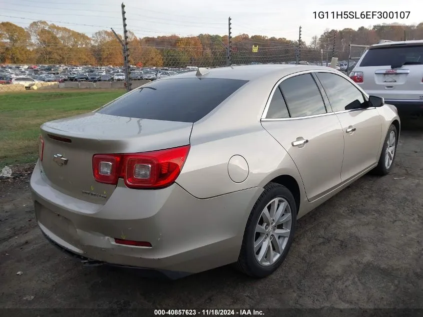 2014 Chevrolet Malibu 1Lz VIN: 1G11H5SL6EF300107 Lot: 40857623