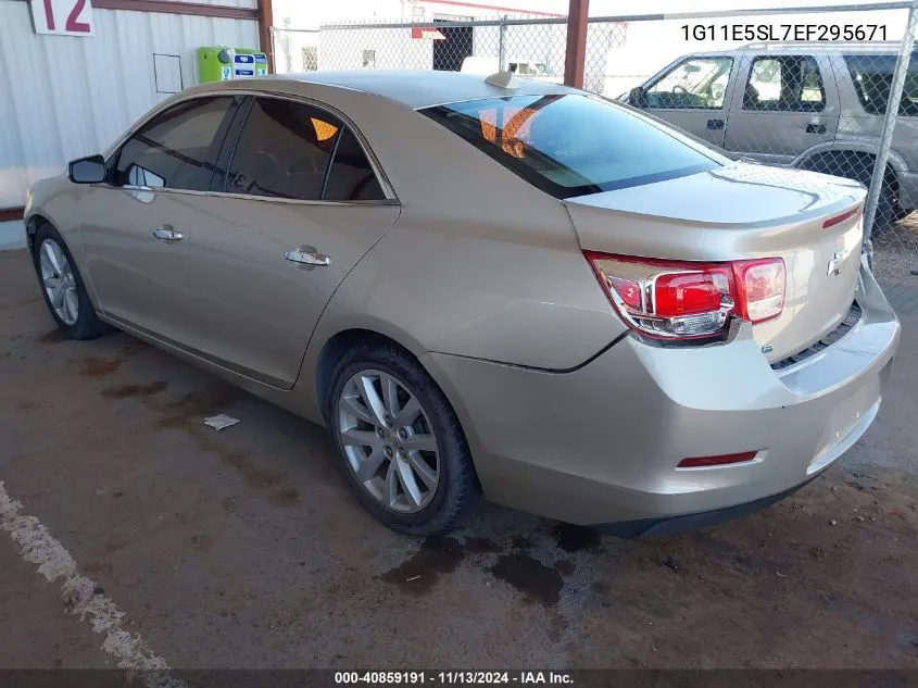 1G11E5SL7EF295671 2014 Chevrolet Malibu 2Lt