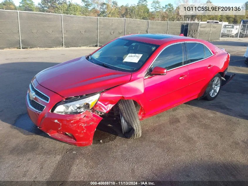 1G11C5SL9EF209136 2014 Chevrolet Malibu 1Lt