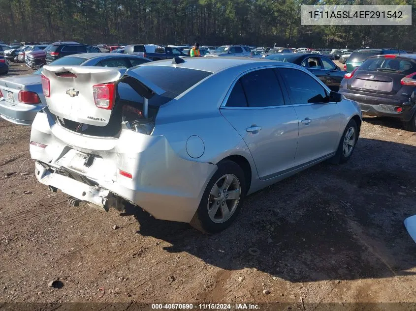 2014 Chevrolet Malibu VIN: 1F11A5SL4EF291542 Lot: 40870690