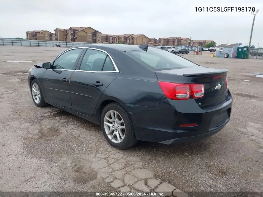 2015 Chevrolet Malibu 1Lt VIN: 1G11C5SL5FF198170 Lot: 39345722