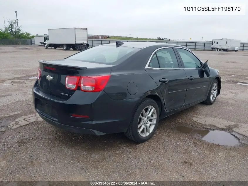 2015 Chevrolet Malibu 1Lt VIN: 1G11C5SL5FF198170 Lot: 39345722