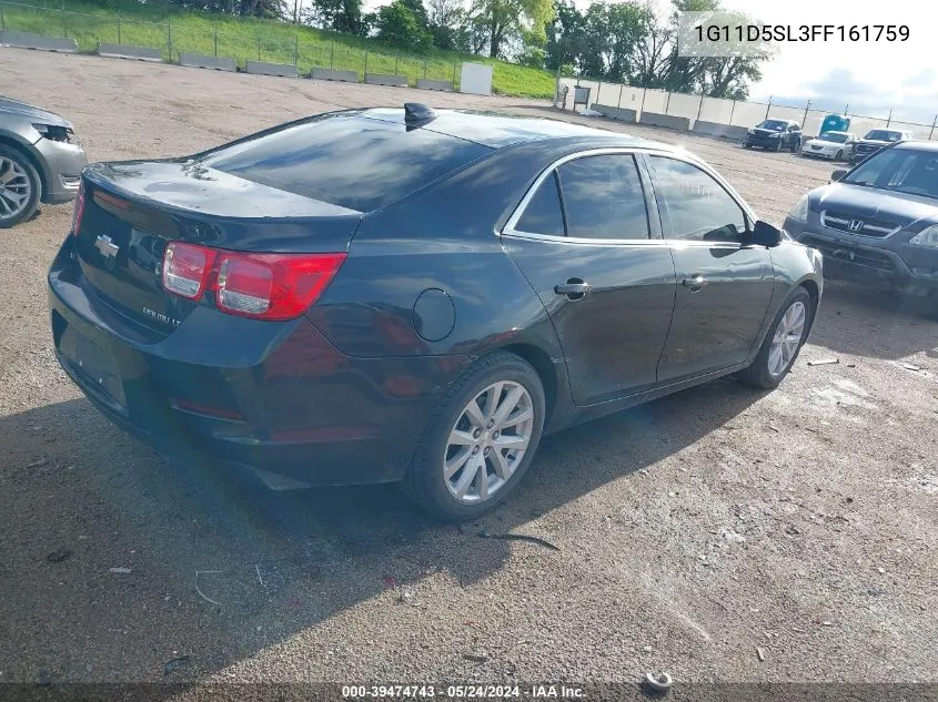 1G11D5SL3FF161759 2015 Chevrolet Malibu 2Lt