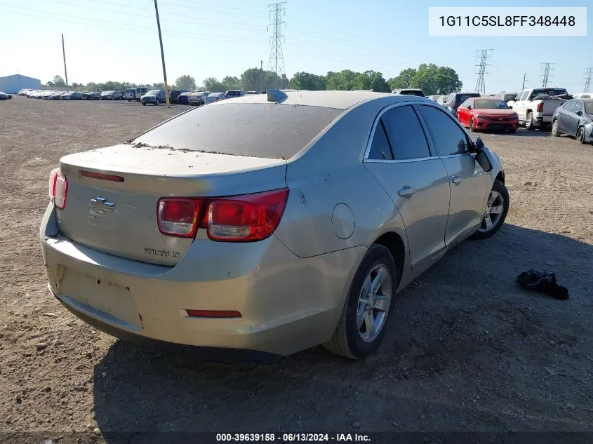 1G11C5SL8FF348448 2015 Chevrolet Malibu 1Lt