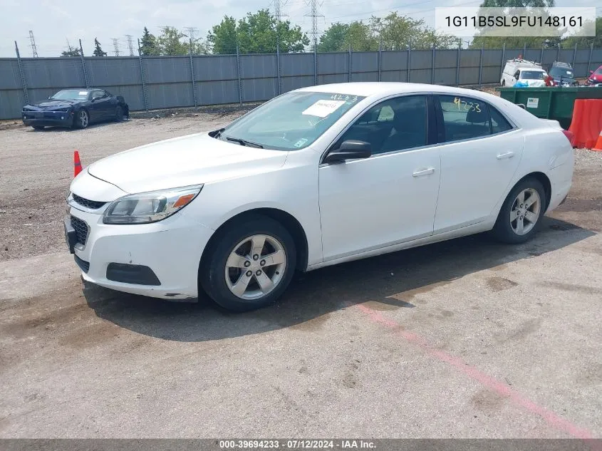 2015 Chevrolet Malibu Ls VIN: 1G11B5SL9FU148161 Lot: 39694233