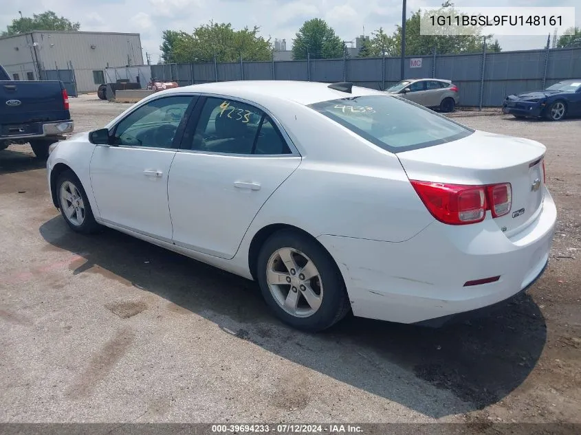 2015 Chevrolet Malibu Ls VIN: 1G11B5SL9FU148161 Lot: 39694233