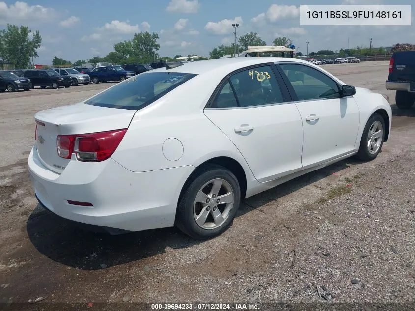 1G11B5SL9FU148161 2015 Chevrolet Malibu Ls