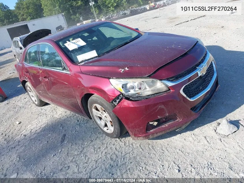 2015 Chevrolet Malibu 1Lt VIN: 1G11C5SL2FF270264 Lot: 39879443