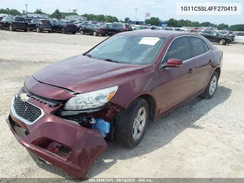 2015 Chevrolet Malibu 1Lt VIN: 1G11C5SL4FF270413 Lot: 39967841