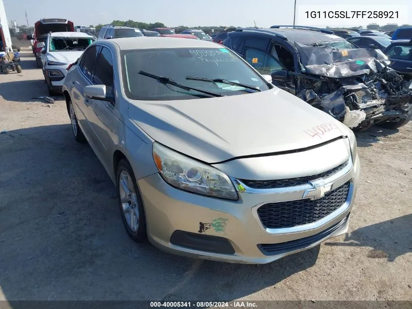 1G11C5SL7FF258921 2015 Chevrolet Malibu 1Lt