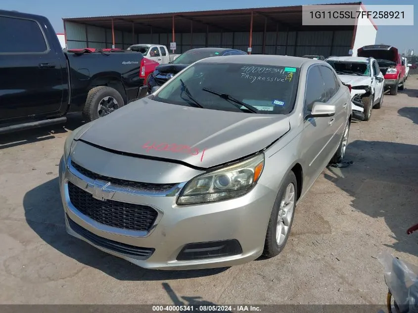 1G11C5SL7FF258921 2015 Chevrolet Malibu 1Lt