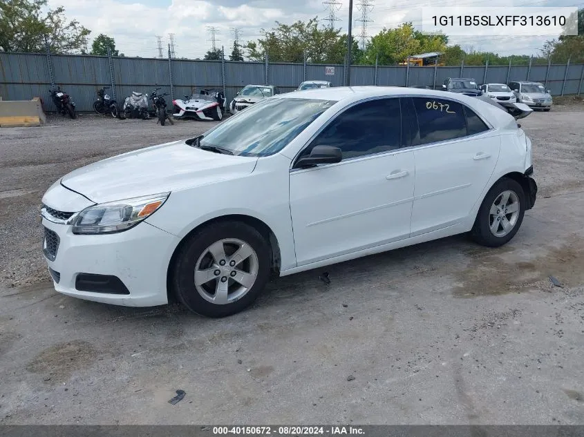 2015 Chevrolet Malibu Ls VIN: 1G11B5SLXFF313610 Lot: 40150672