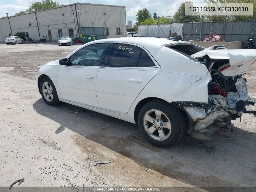 2015 Chevrolet Malibu Ls VIN: 1G11B5SLXFF313610 Lot: 40150672